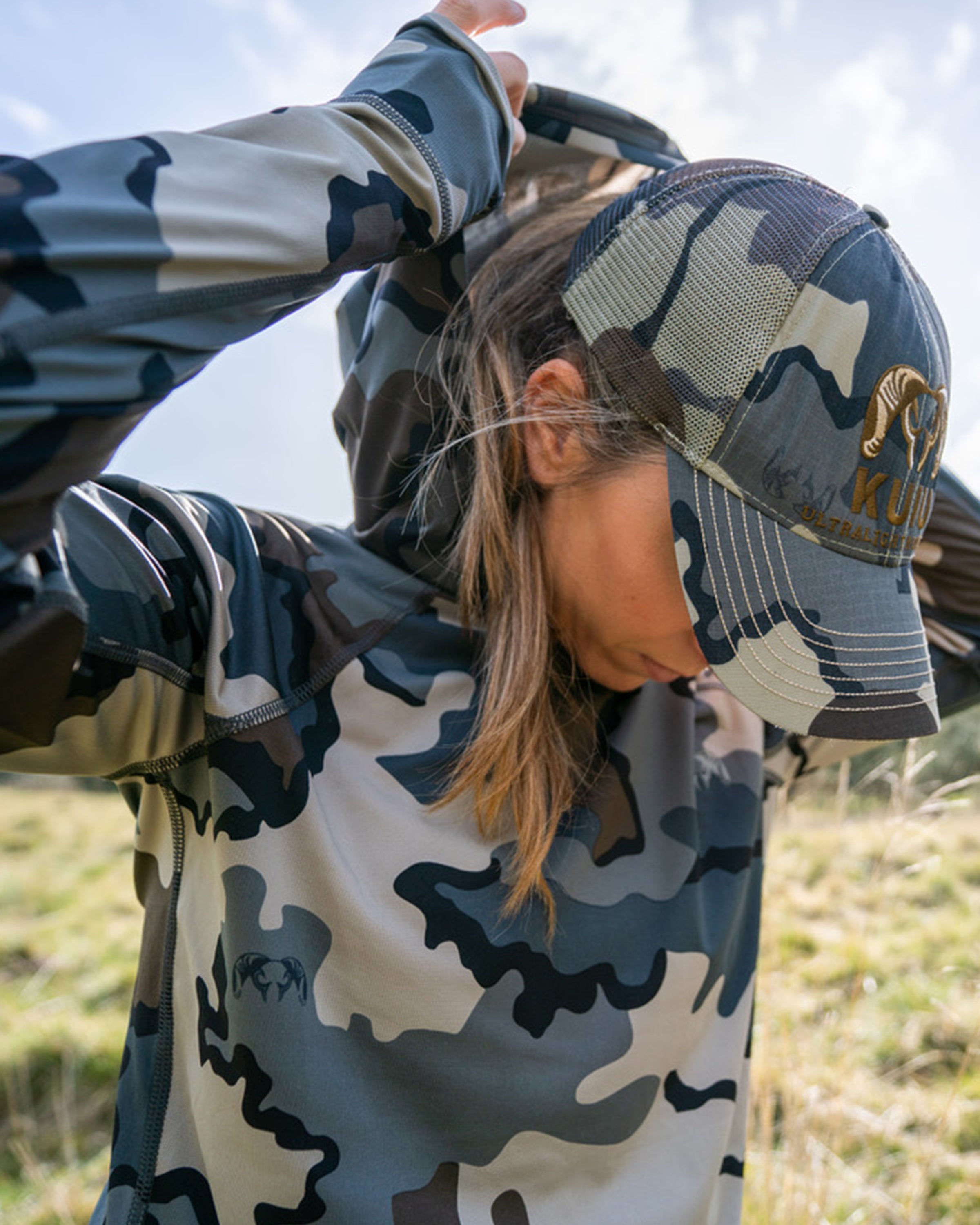 Women's Gila LS Hoodie | Bone - Image 6